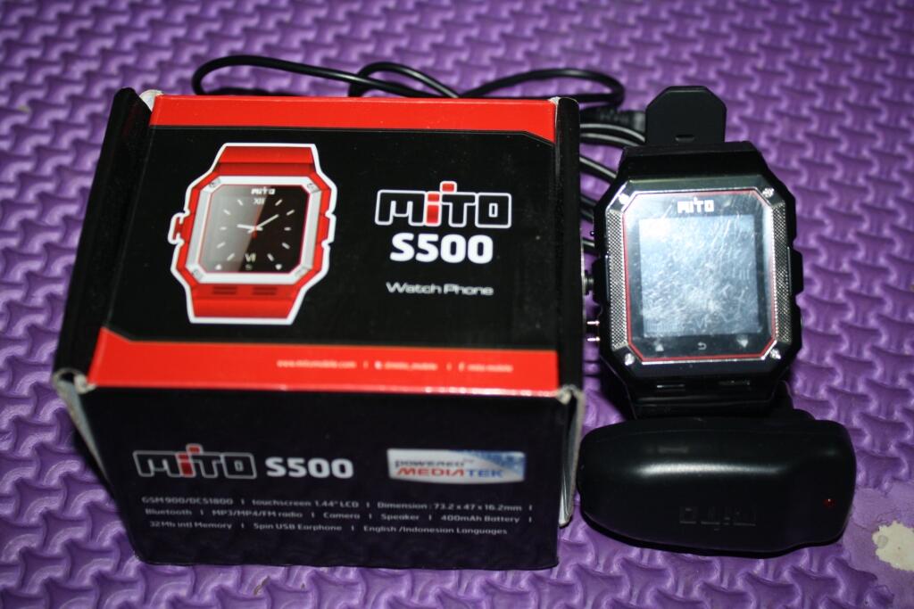 Terjual Jam Tangan Hp Mito S500 Baru 4 Bulan Kaskus