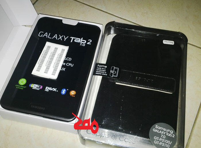 Galaxy Tab2 7.0 16 GB Black + Capdase Capparel (New)