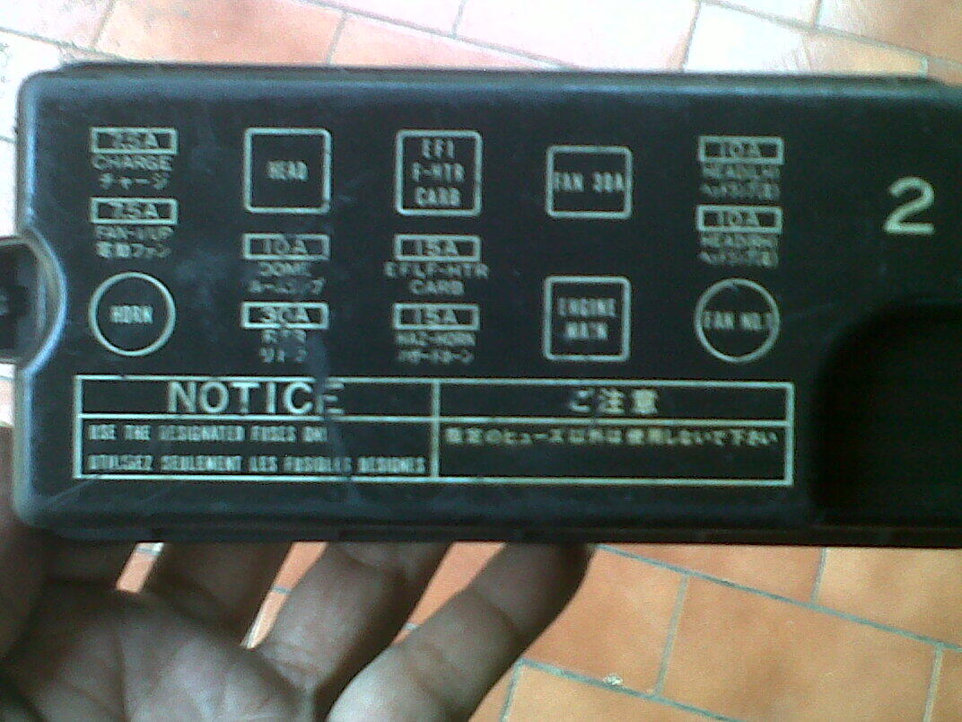 Part Twincam GTi Lifback AE92 4AGE Fusebox Consolebox