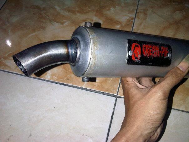 selencer / slencer kawasaki ninja buatan creampea josss Jogja
