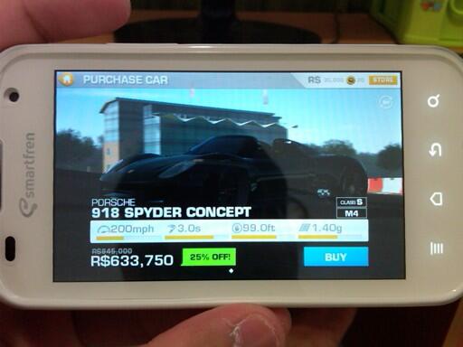 JUAL WHITE ANDROMAXX I AD 683 G FULL AWESOME HEAVY GAME AREA KUDUS