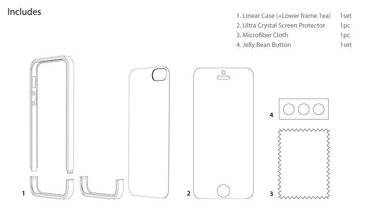 All SGP Iphone 5 case: Slim Armor, Spigen SGP Linear, SGP Bumper linear Ex