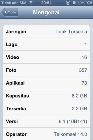 Jual iPhone 3GS 8gb black bekasi