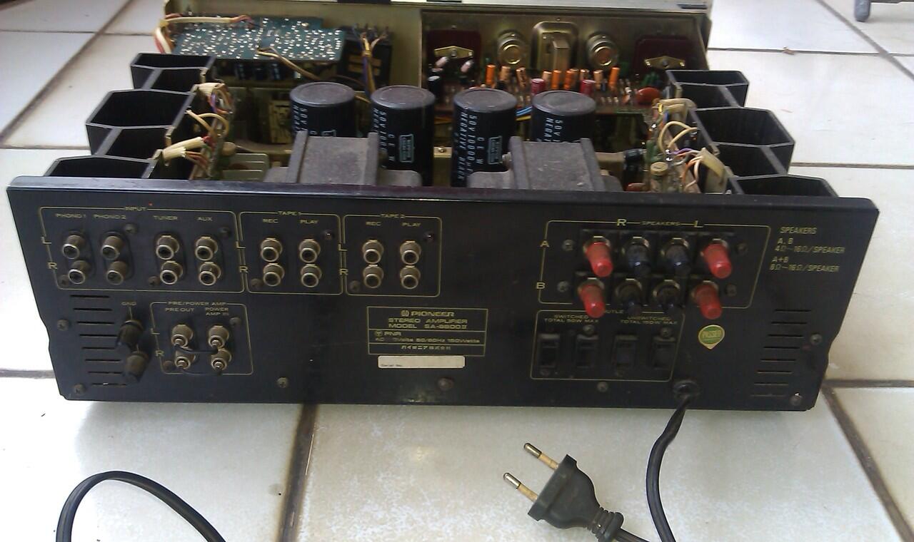 Ampli Vintage Pioneer SA 8800 ii ....Update foto & Bisa Tukar Tambah Ampli Marantz