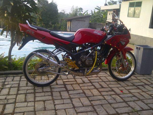 Terjual for sale kawasaki ninja RR 2010 merah full  