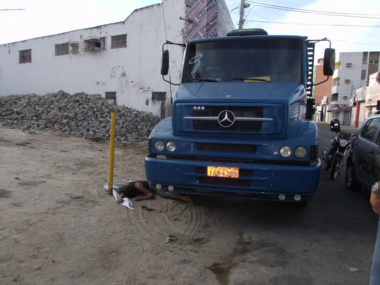 Hit With An Iron Bar