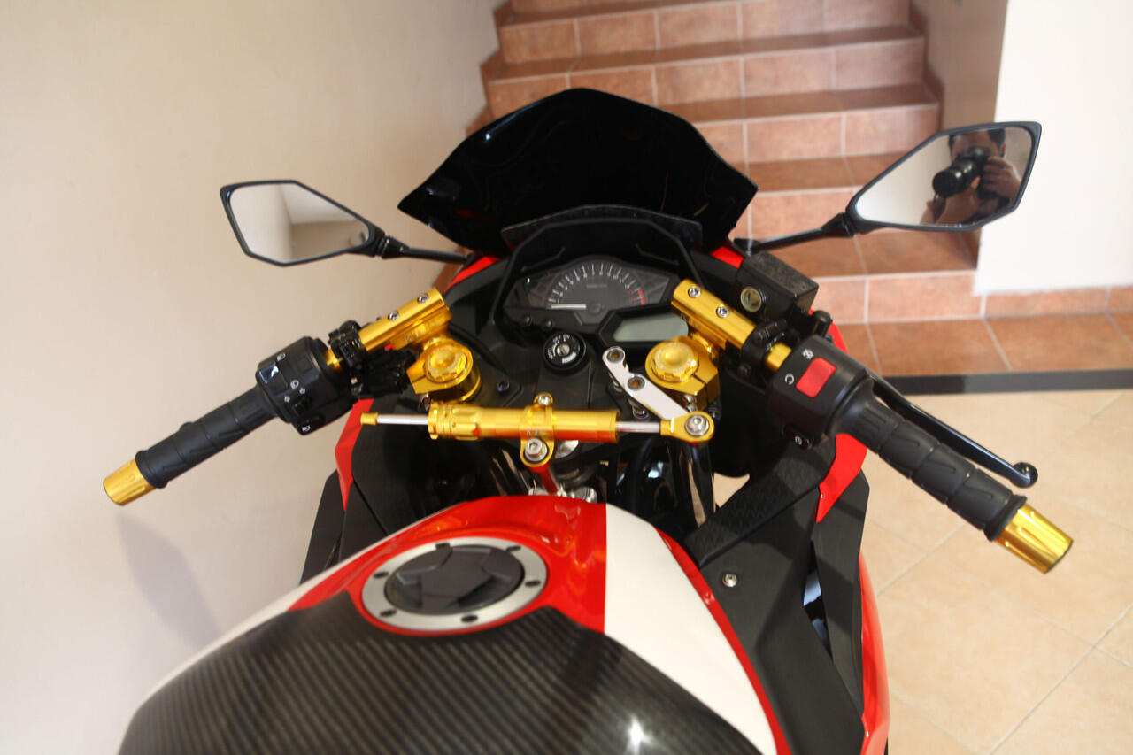 Jual Kawasaki NINJA 250 Fi ABS full modif STNK 02/13 like new