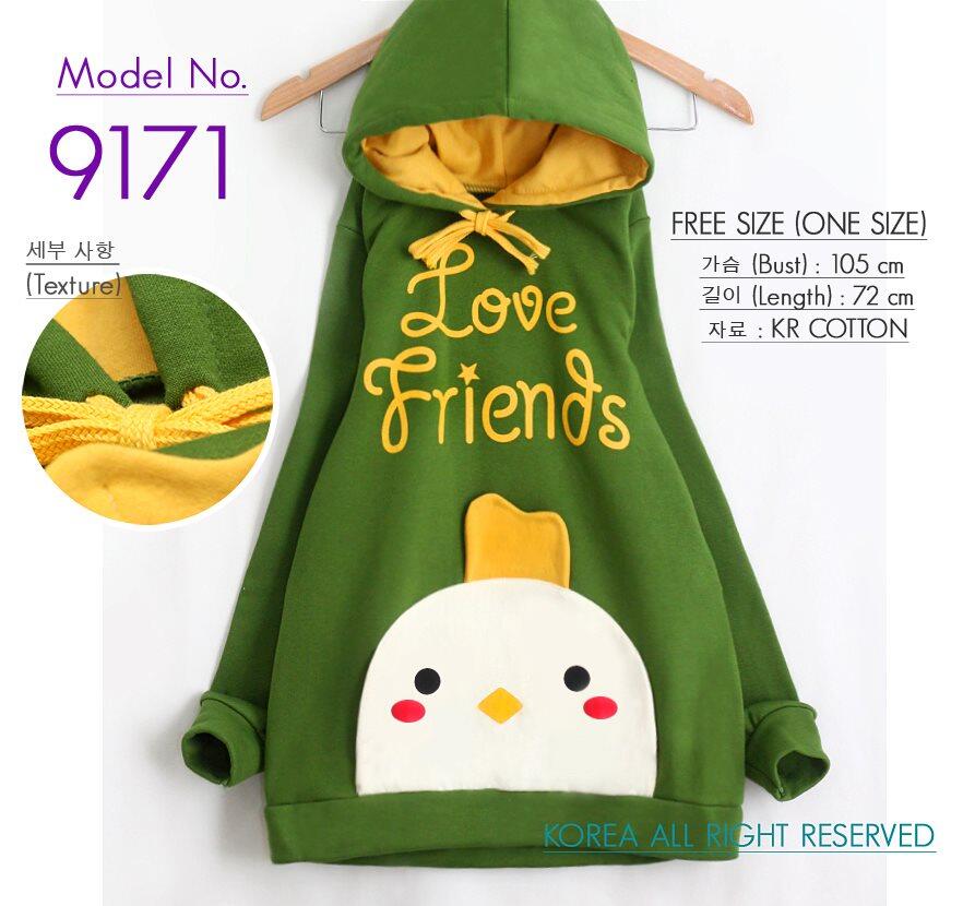 HOODIE IMPORT KOREA - HIGH QUALITY