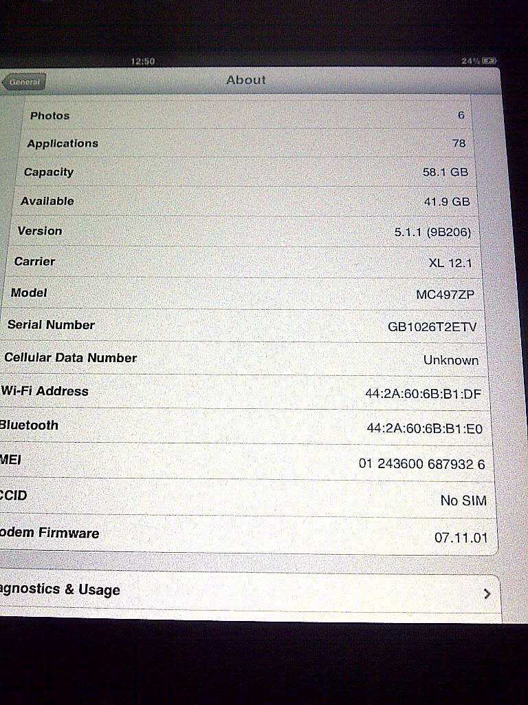 Jual ipad 1 3G + wifi (64gb)