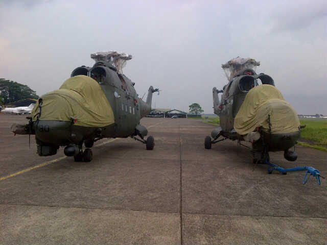 Welcome Home 2 unit Helikopter MI-35P TNI-AD