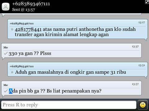 PENIPU DI FJB LAKNAT (083893467111) 21 maret 2013