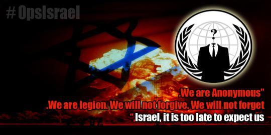 #OpIsrael ==>> Serangan Anonymous ke Israel ( Free Palestina..!! )