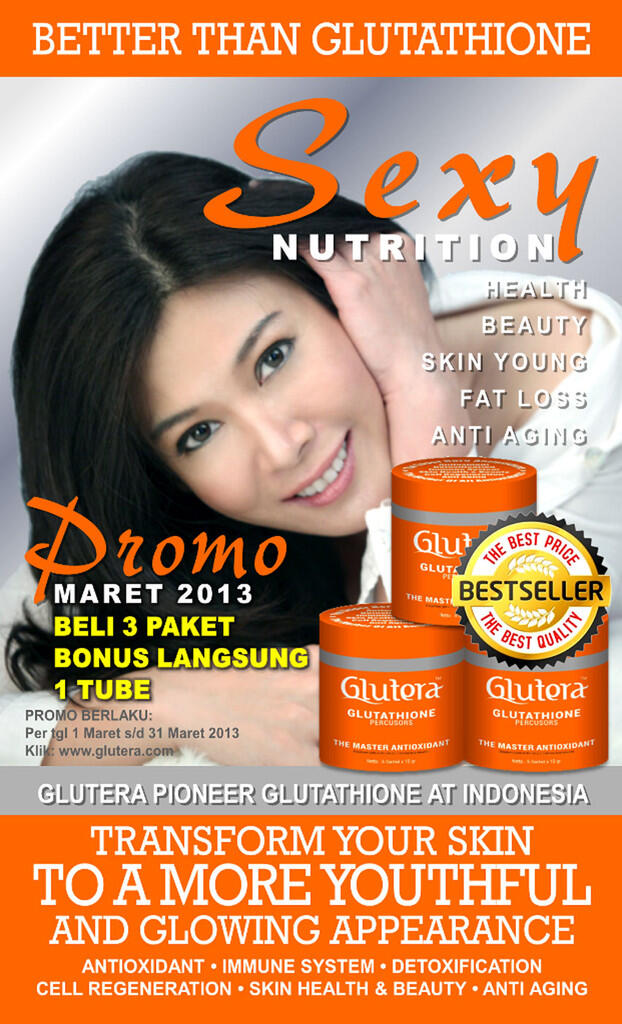 PELUANG BISNIS DASHYAT THN 2013 - GLUTERA GLUTATHIONE