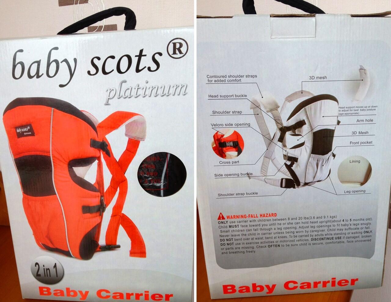Baby Scots Carrier 2 in 1 :: Gendongan Bayi