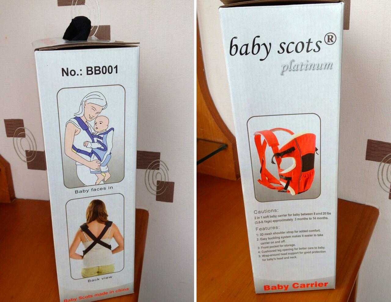 Baby Scots Carrier 2 in 1 :: Gendongan Bayi