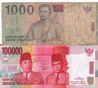KISAH UANG Rp. 1.000 dan Rp.100.000