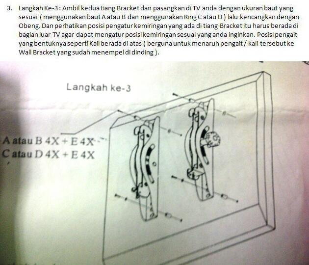 Terjual BRACKET UNIVERSAL / BREKET TV LCD, LED, PLASMA 