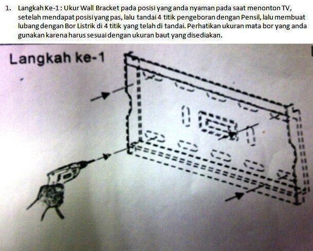 Terjual BRACKET UNIVERSAL / BREKET TV LCD, LED, PLASMA 