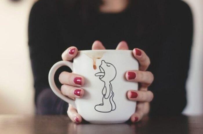 Cangkir Kopi yang unik