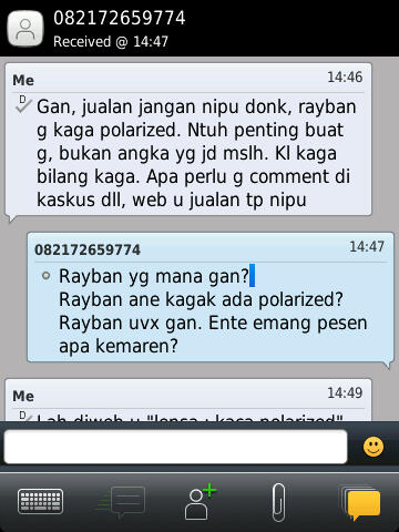 Just Info beli online tapi barang tidak sesuai (nipu ???)