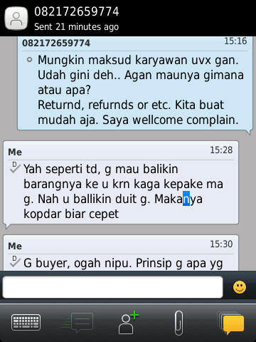Just Info beli online tapi barang tidak sesuai (nipu ???)