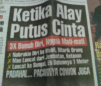 KETIKA ALAY PUTUS CINTA