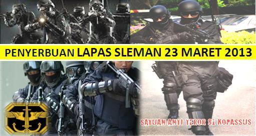 Penyerangan LAPAS Sleman 23 Maret 2013