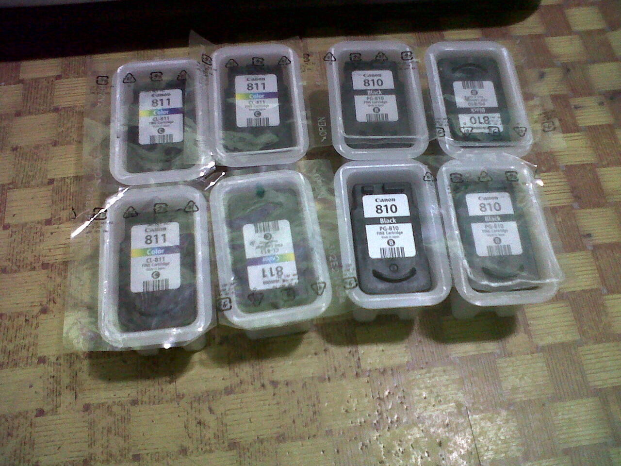Jual Catridge Canon Bekas 810, 811, 40, & 41
