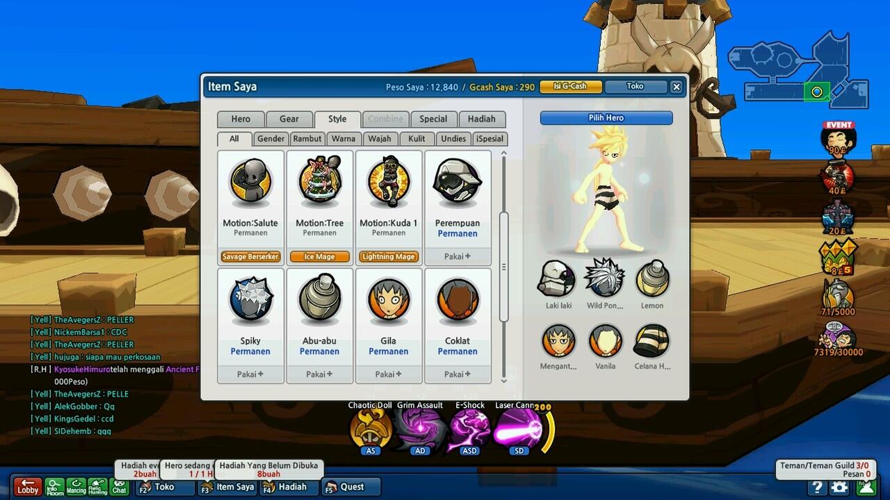 JUAL CHAR LOST SAGA MURAH!! ( 300RB )
