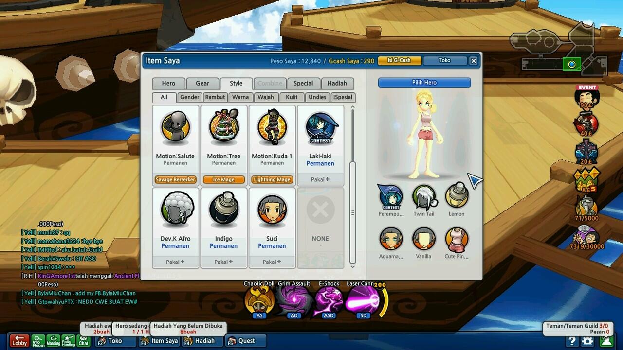 JUAL CHAR LOST SAGA MURAH!! ( 300RB )