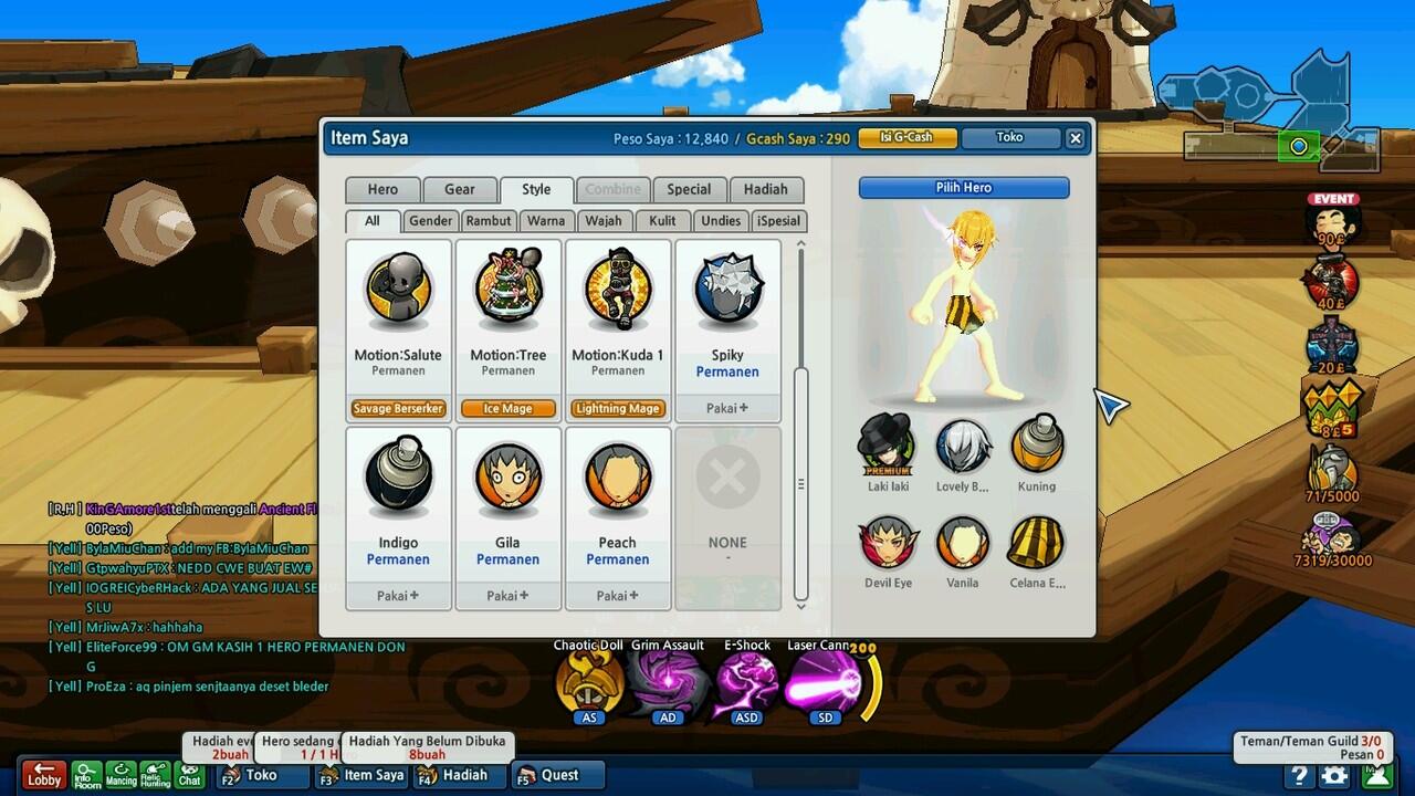JUAL CHAR LOST SAGA MURAH!! ( 300RB )