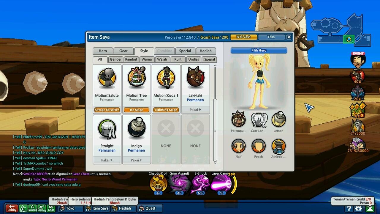 JUAL CHAR LOST SAGA MURAH!! ( 300RB )