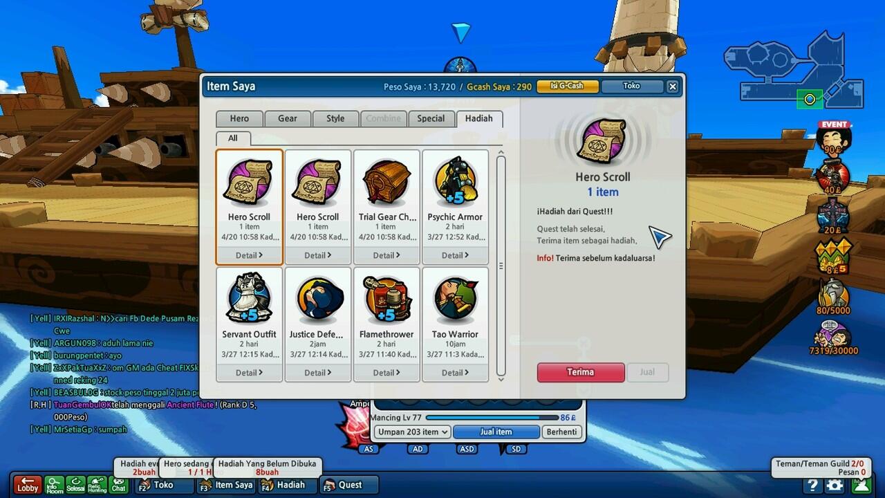 JUAL CHAR LOST SAGA MURAH!! ( 300RB )