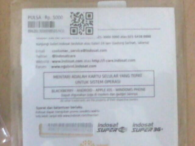 Perdana Indosat Paket Blackberry GAUL JAZZ 4 Bulan