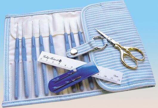 Terjual Hakpen Tulip Etimo Lace Crochet Hook Set With Premium Gold Scissor Kaskus