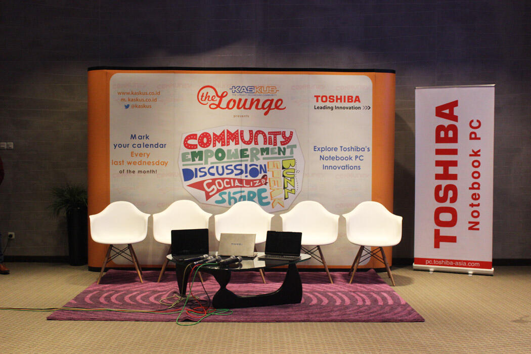 &#91;FR Contest Toshiba&#93; Kaskus The Lounge with Toshiba seru bangat gak ada obaat !