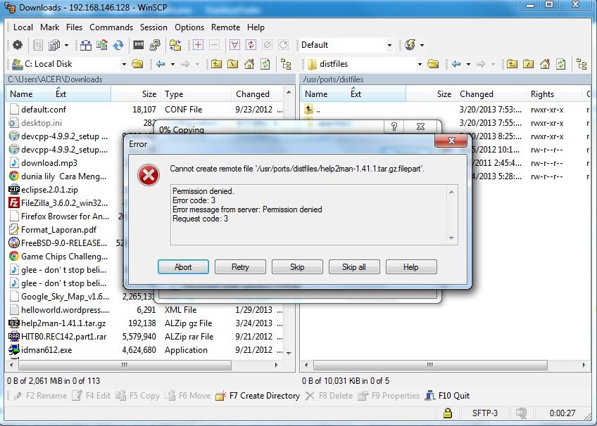 &#91;ask&#93; winscp login root?