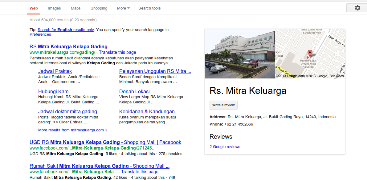 &#91;ASK&#93; Menampilkan Map Google pada hasil search Google