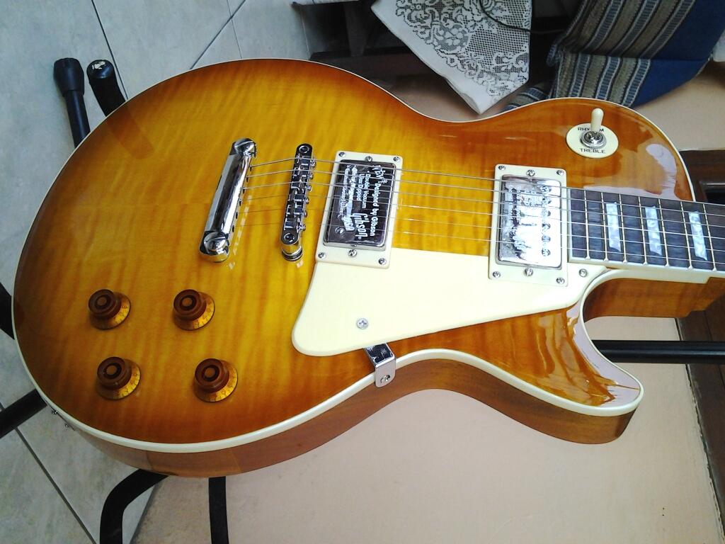 gibson les paul honey burst standard