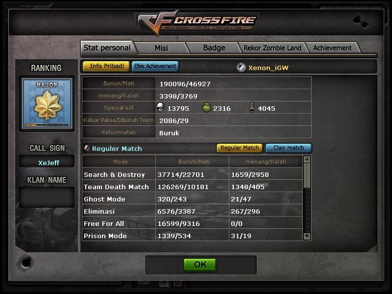 JUAL CHAR GAME CROSSFIRE , MURAH BU :D