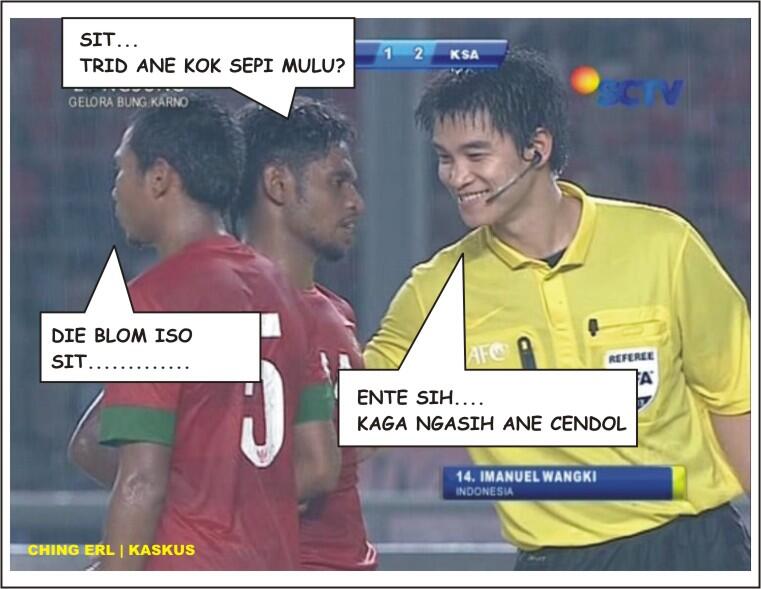 KOMIK TIMNAS INDONESIA VS ARAB Edisi Trid Sepi