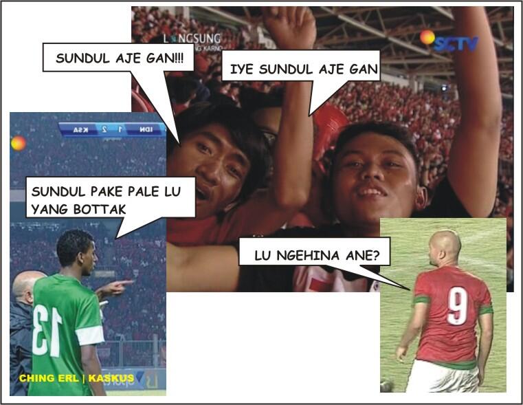 KOMIK TIMNAS INDONESIA VS ARAB Edisi Trid Sepi