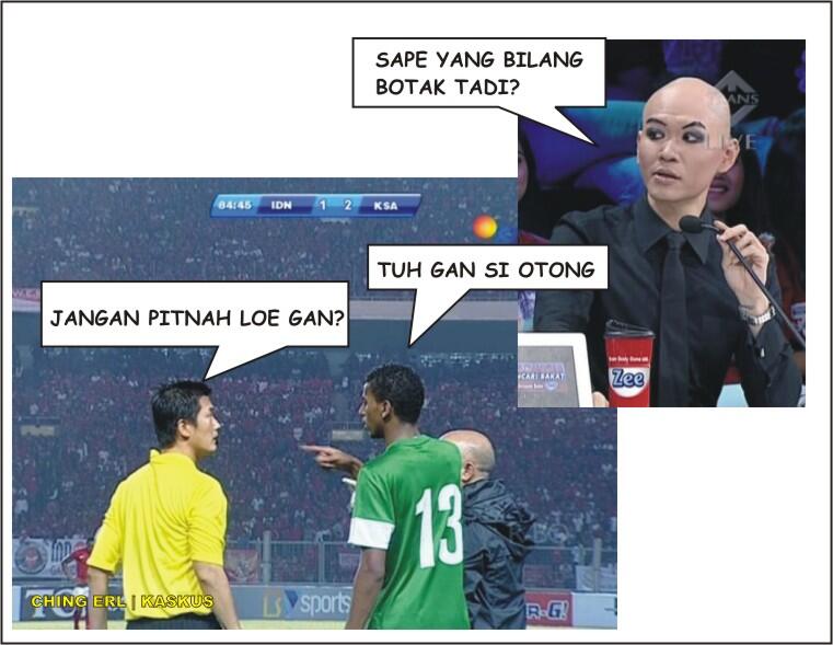 KOMIK TIMNAS INDONESIA VS ARAB Edisi Trid Sepi