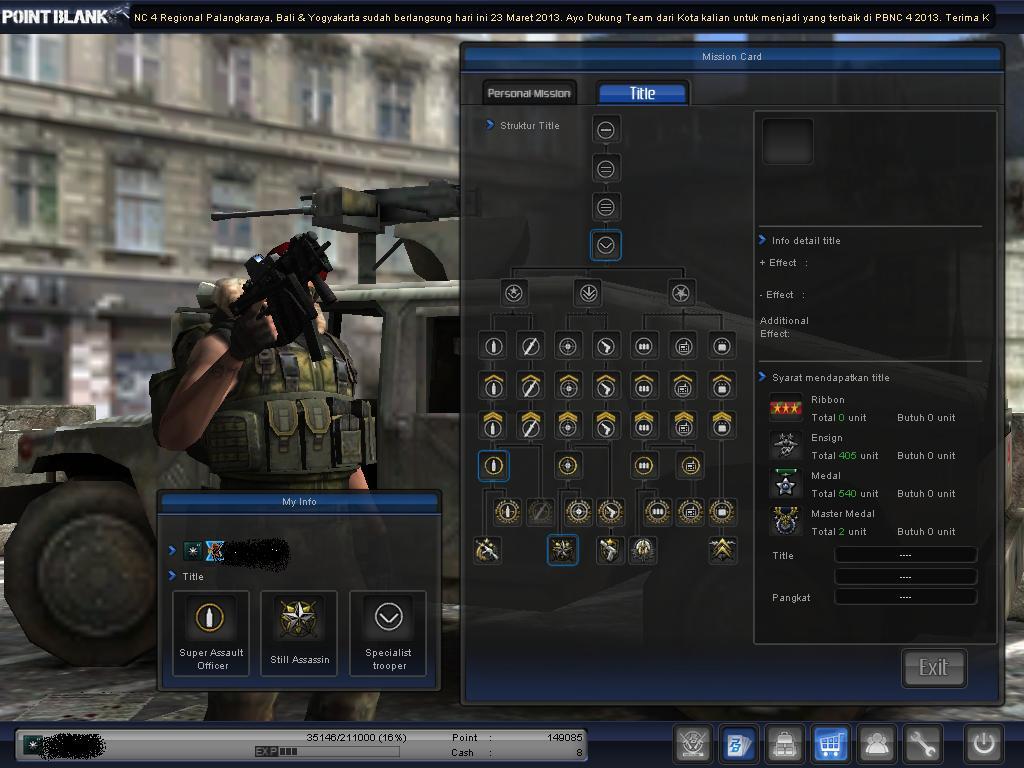 Char Point Blank / PB Mayor Grade 2 (Mantap gan!)
