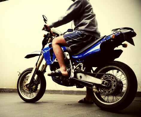 Bosowa Hyosung Supermoto RX125 Full Modif