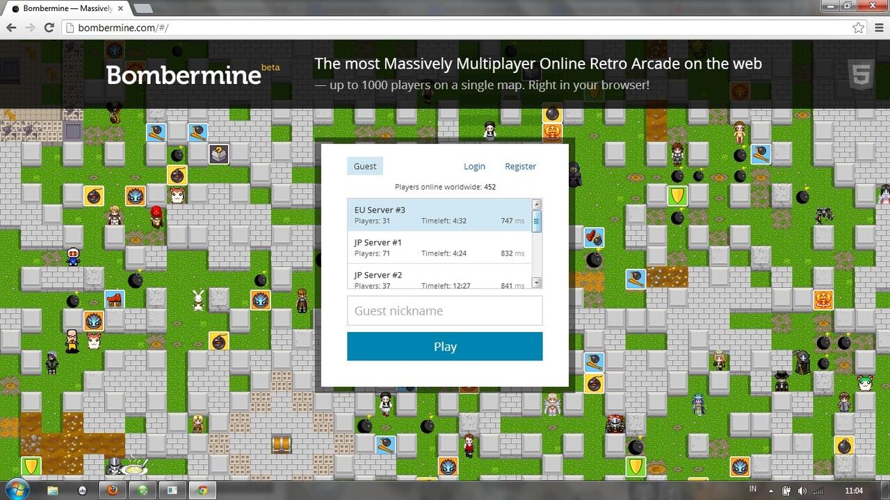 &#91;HTML5&#93;BomberMine (BomberMan Online)