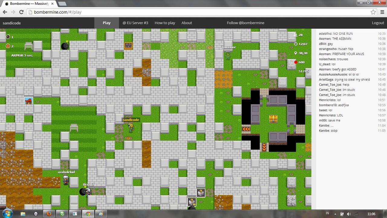 &#91;HTML5&#93;BomberMine (BomberMan Online)