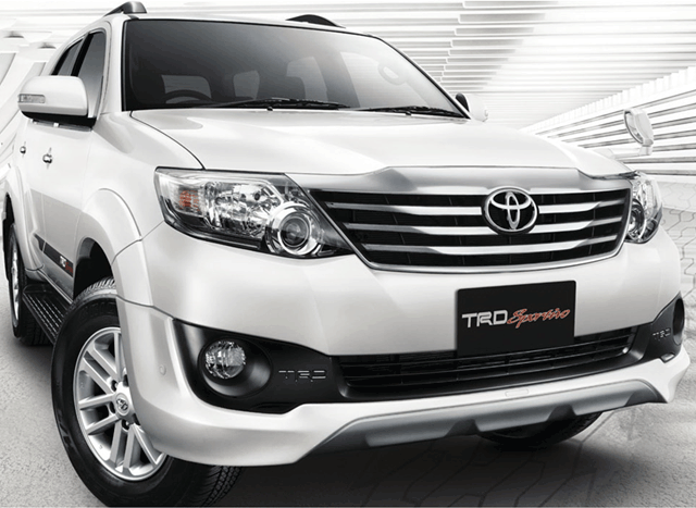 fortuner bensin TRD putih vin 2012 click for diskon