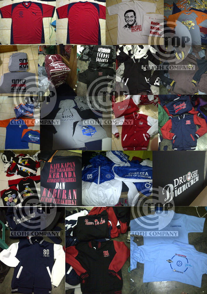 KONVEKSI KAOS JAKET KEMEJA TOPI TAS