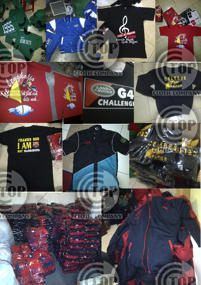 KONVEKSI KAOS JAKET KEMEJA TOPI TAS
